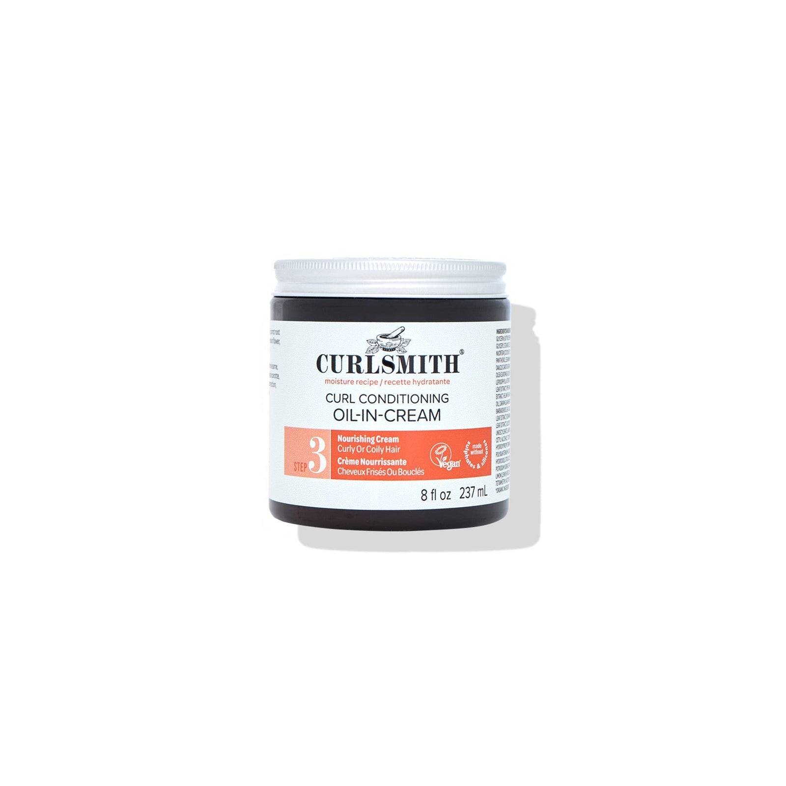 Jar of Curlsmith Curl Conditioning on a white background