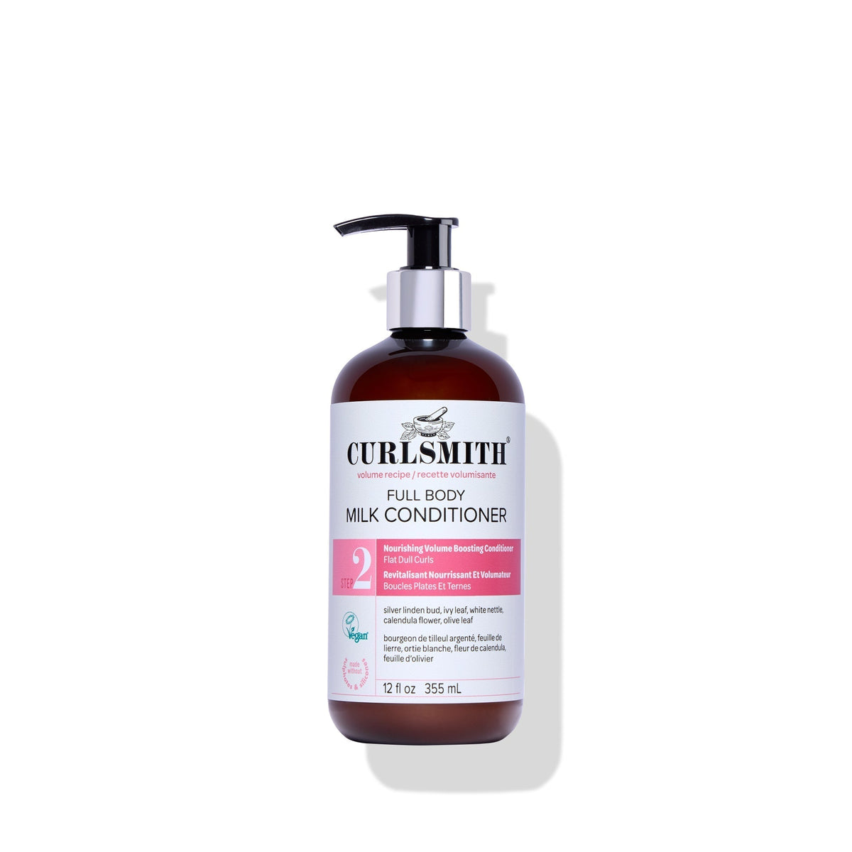 Curlsmith Full Body Milk Conditioner bottle on a white background