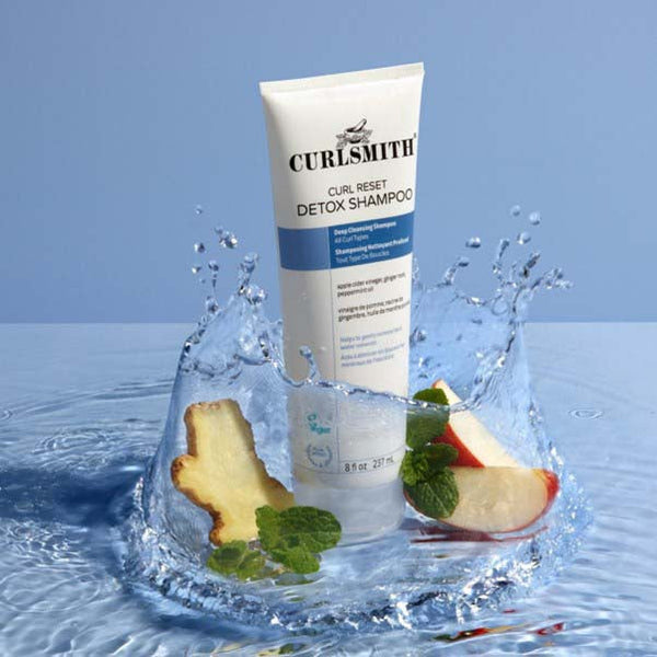 the curlsmith curl reset detox shampoo making a splash amongst its key ingredients