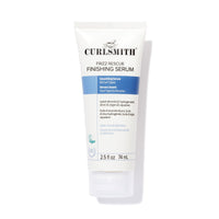 Curlsmith Frizz Rescue Finishing Serum bottle on a white background