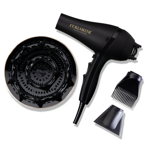 Diffuser Small Hair Dryer With Cool Setting Travel Hairdryer With